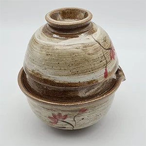Authentic Korean portable Tea pot with 2 cups 